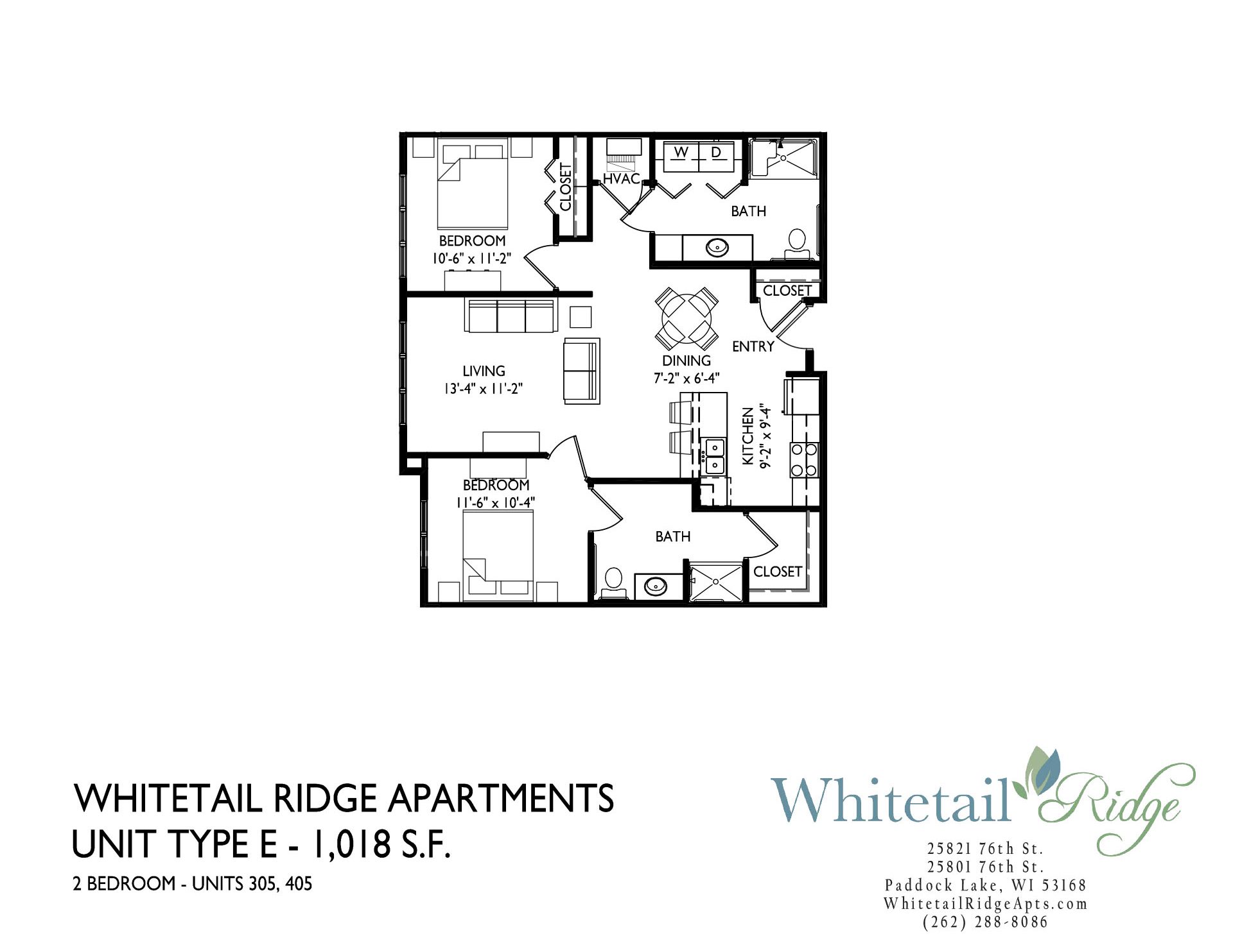 Senior Living Apartments in Paddock Lake Whitetail Ridge